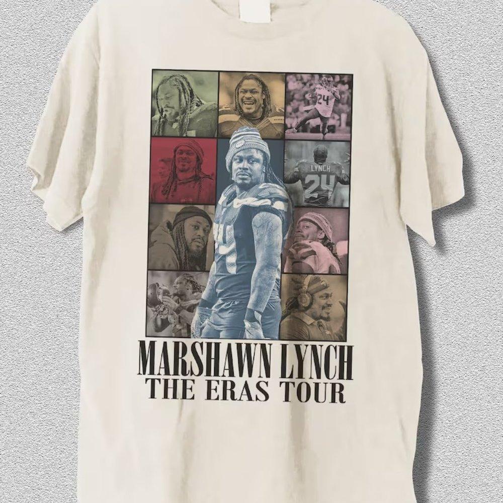 Marshawn Lynch The Eras T-Shirt, Unisex Shirt, Football, Gift For Fans